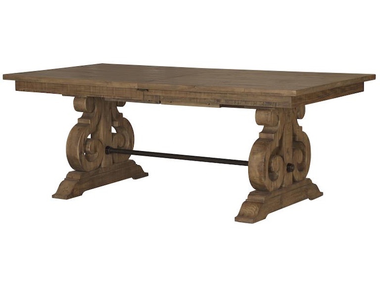 Magnussen Home Casual Dining Wood Rectangular table(incomplete base only)