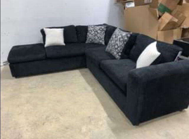 isaacs 114” wide sofa and chaise 