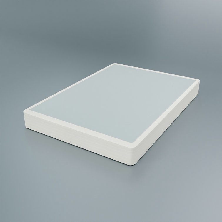 Audra Twin Wood Unassembled Traditional Box Spring / Foundation for Mattress, White