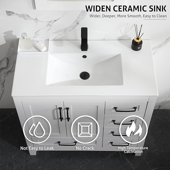 Undermount Ceramic Sink (incomplete, sink only)