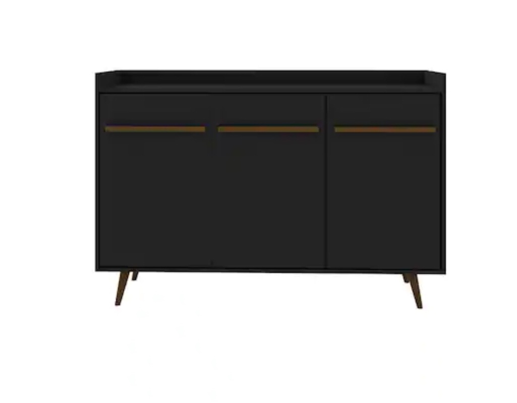 Bradley 53.54" Black Buffet Stand