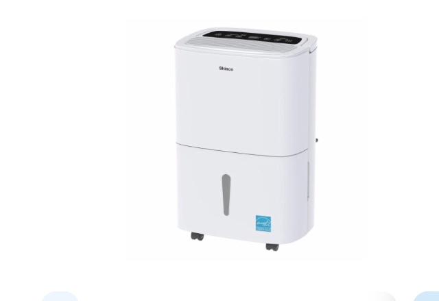 Shinco SDZ1-70P 5000 Square Feet Portable Home Dehumidifier, 70 Pints, White