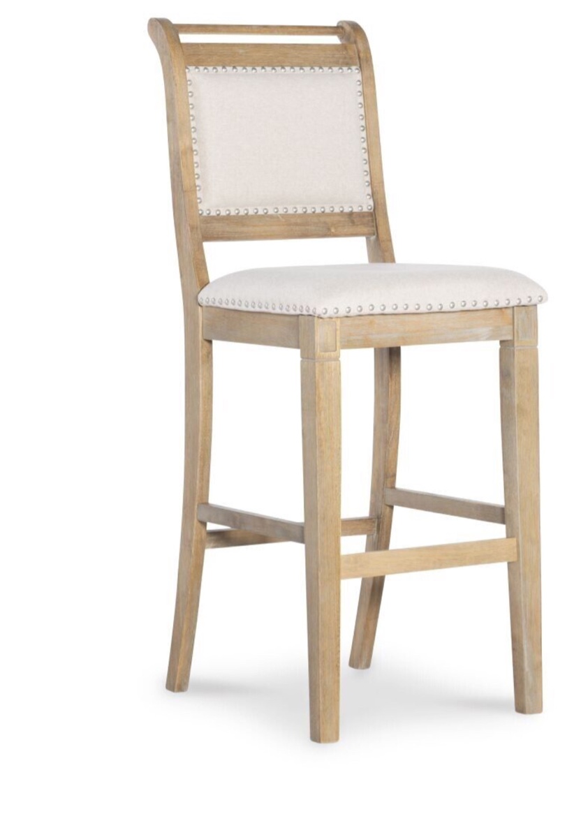 753793289977 Bar Stool Linon Emerson Bar Stool - Natural 