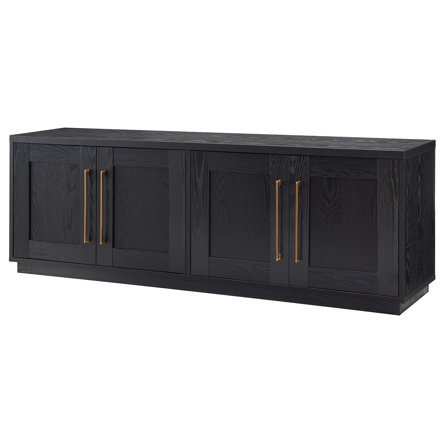 TV 1634 Console In Black Grain Finish