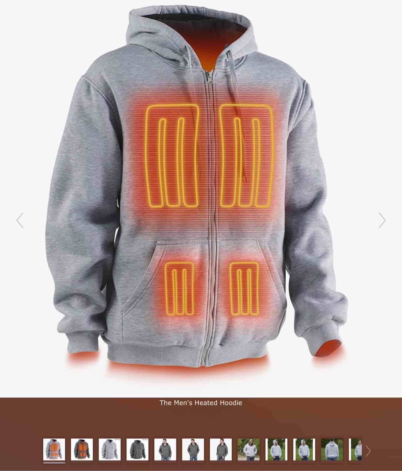 The Men's Heated Hoodie