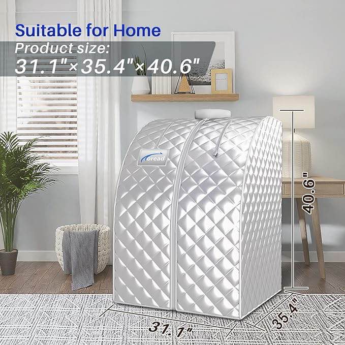 AYVENTA steam sauna with remote control sliver