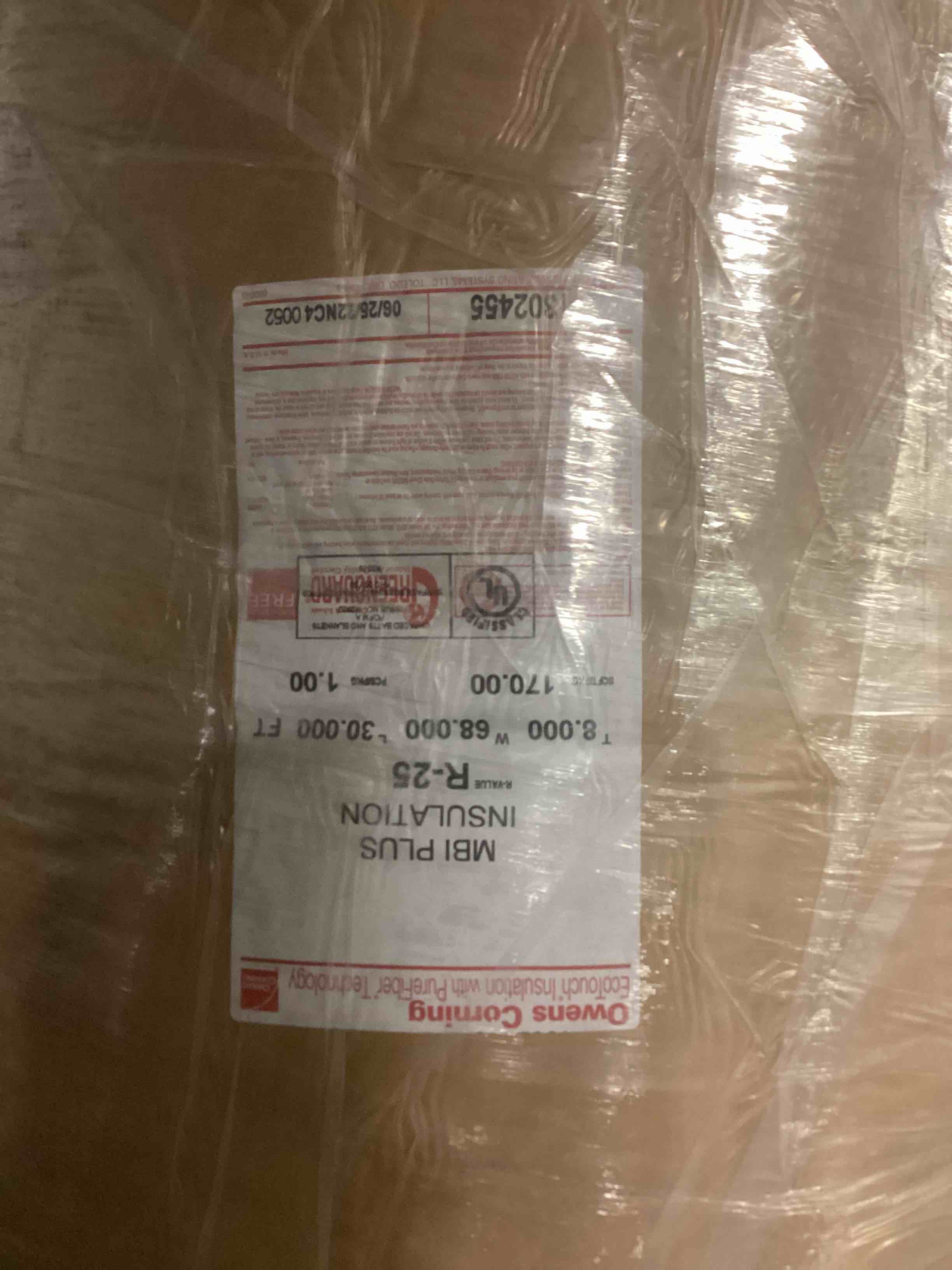 4 rolls r25 68” pole barn insulation your bid per roll