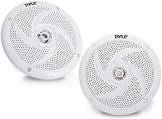 Pyle Marine Speakers - 6.5 Inch 2 Way Waterproof and Weather Resistant Outdoor Audio Stereo Sound System with 240 Watt Power - 1 Pair - PLMRS6B (Black) - (Packaging may vary)