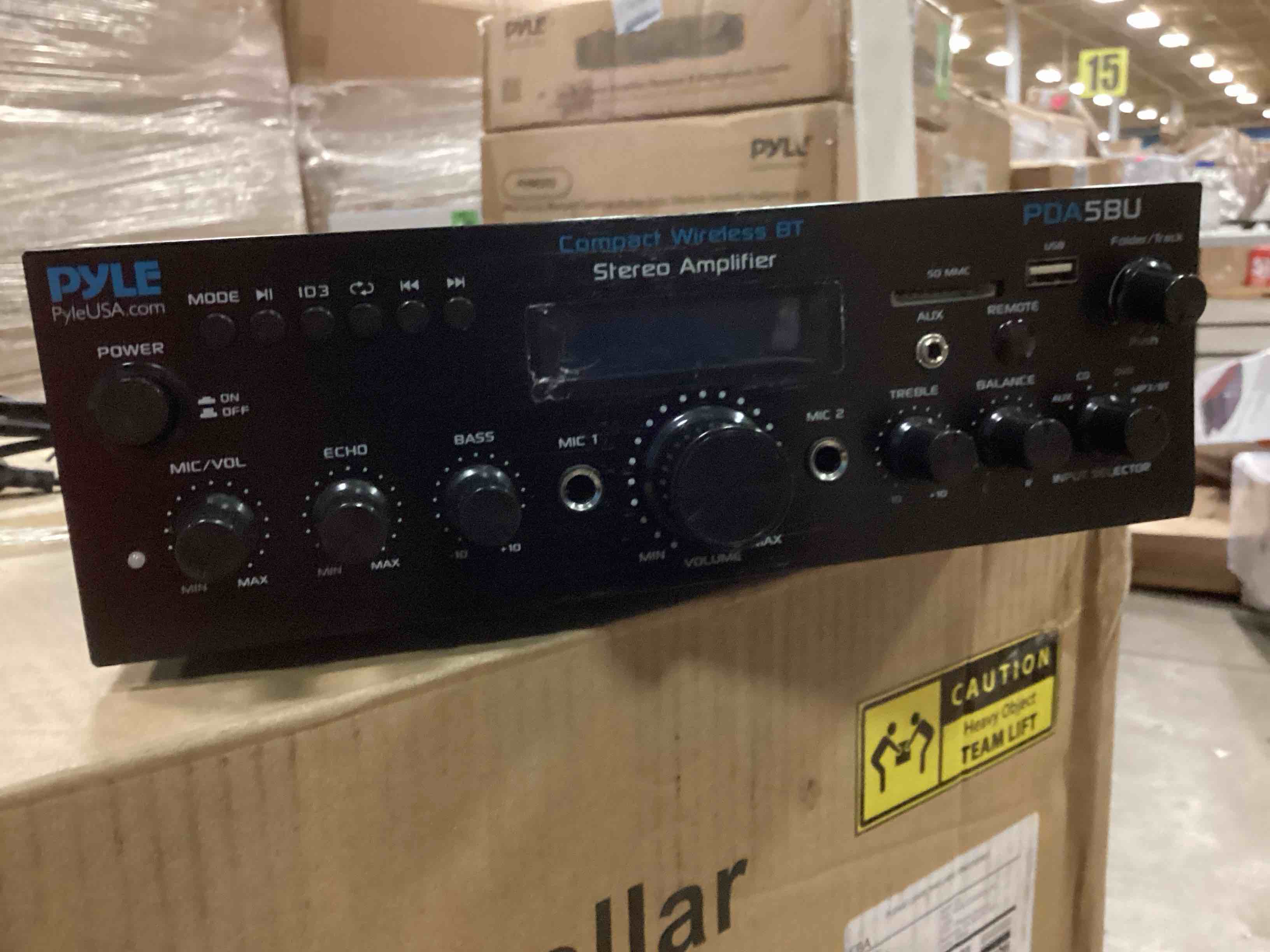 PYLE compact wireless BT Stereo Amplifier 