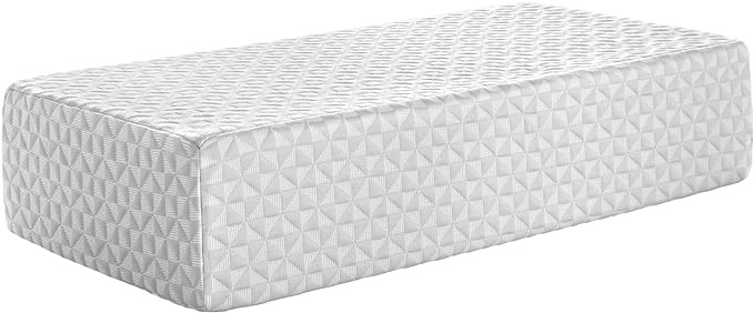 COLDHUNTER Cooling Cube Pillow for Side Sleepers Memory Foam Bed Firm Pillow Soft Pillow Support Head Neck Shoulder Pain Relief (Blue 5inch)