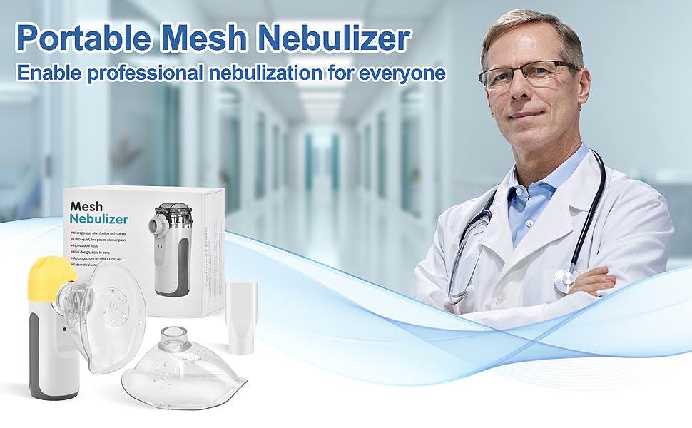Yevlldo portable mesh nebulizer