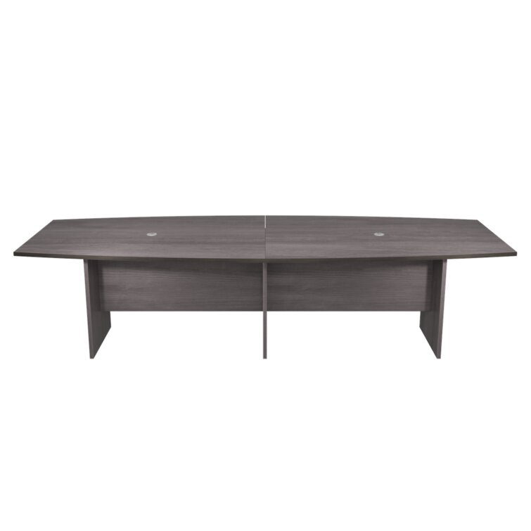  ( Incomplete Box 1/3 ) Pivit Boat Shaped Conference table Gray Ash Pivit Boat Shaped Conference Table
