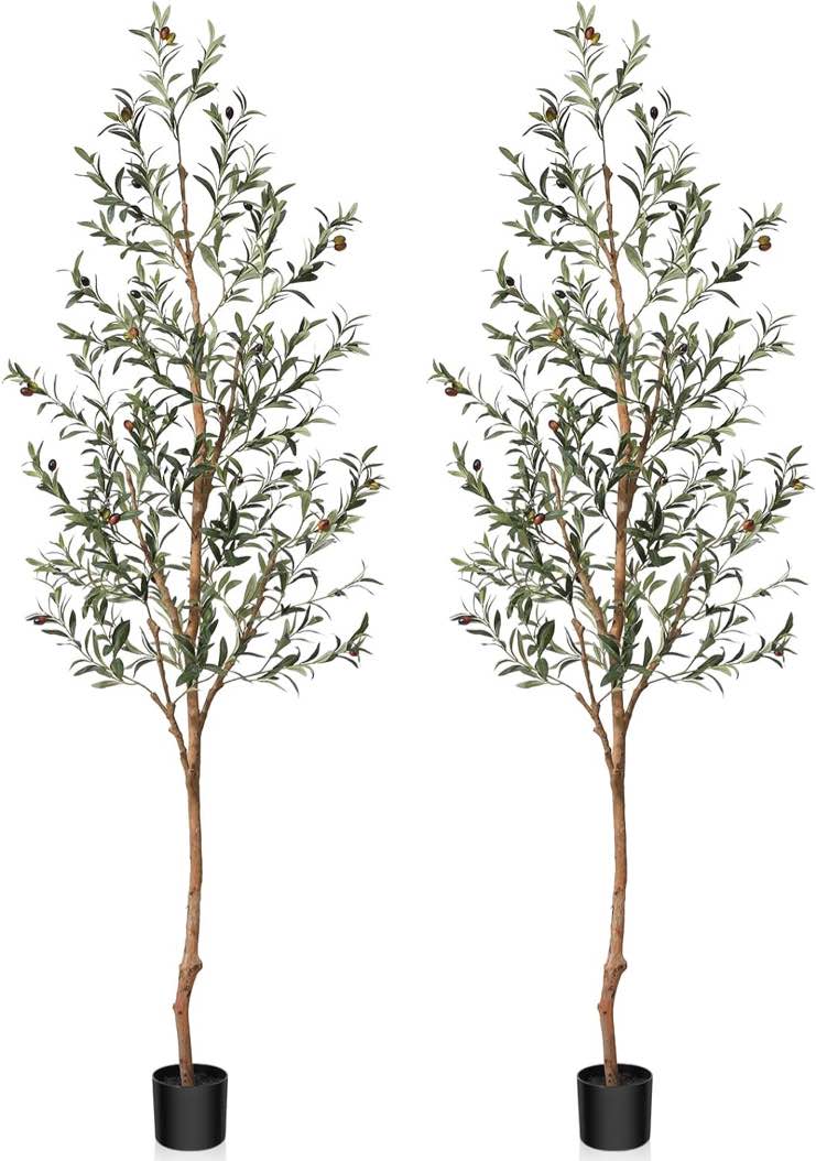 Artificial Olive tree 7 feet ( 2 pack )