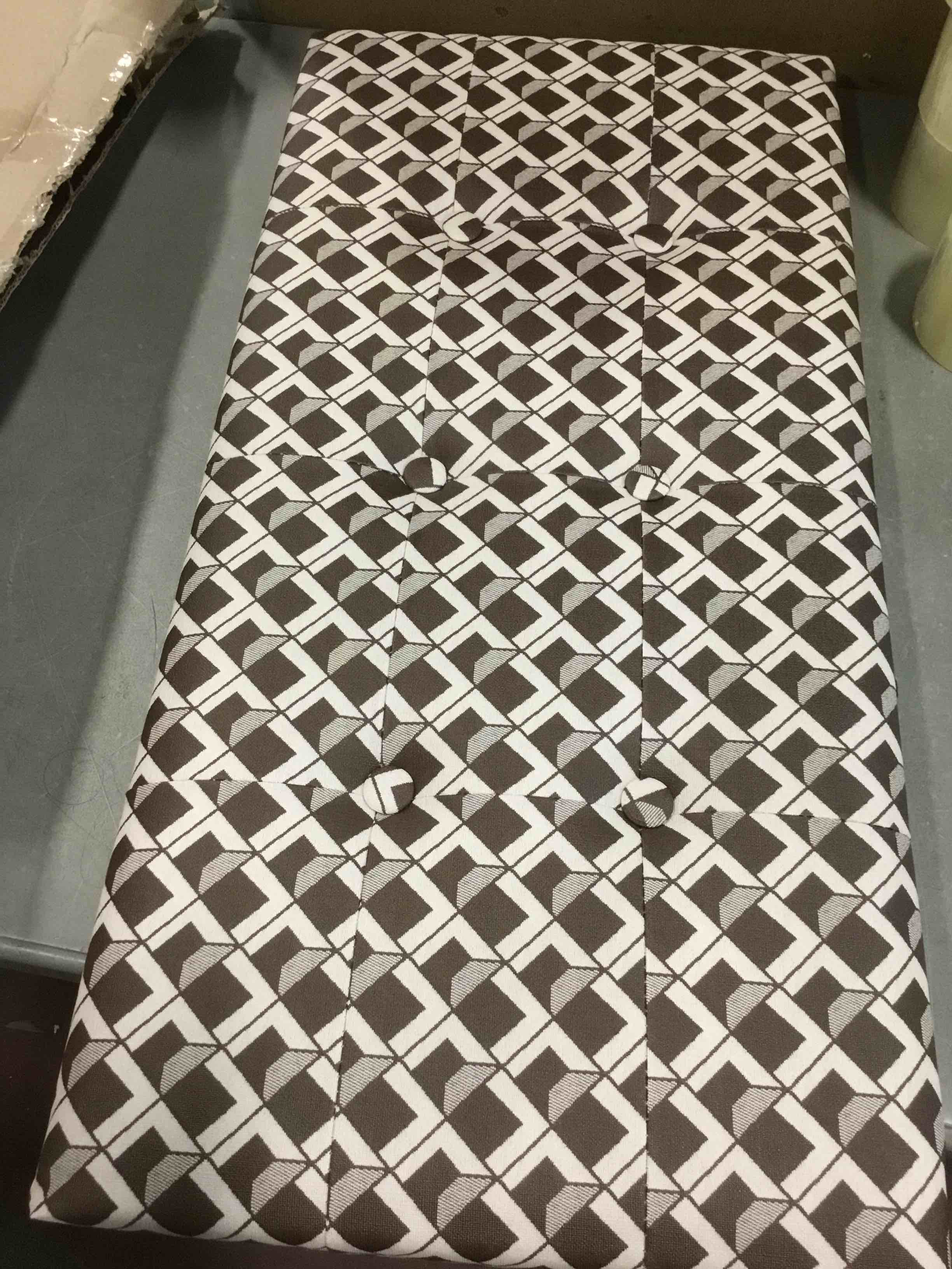 Folding Storage Ottoman Bench