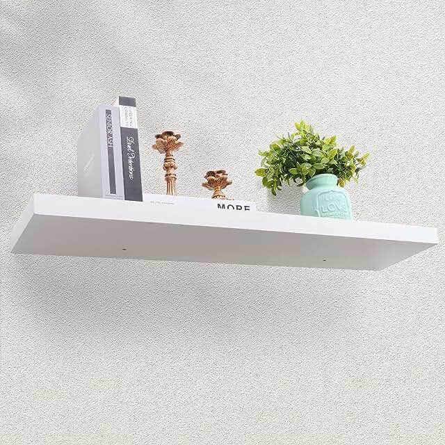 White Floating Shelves for Wall 
