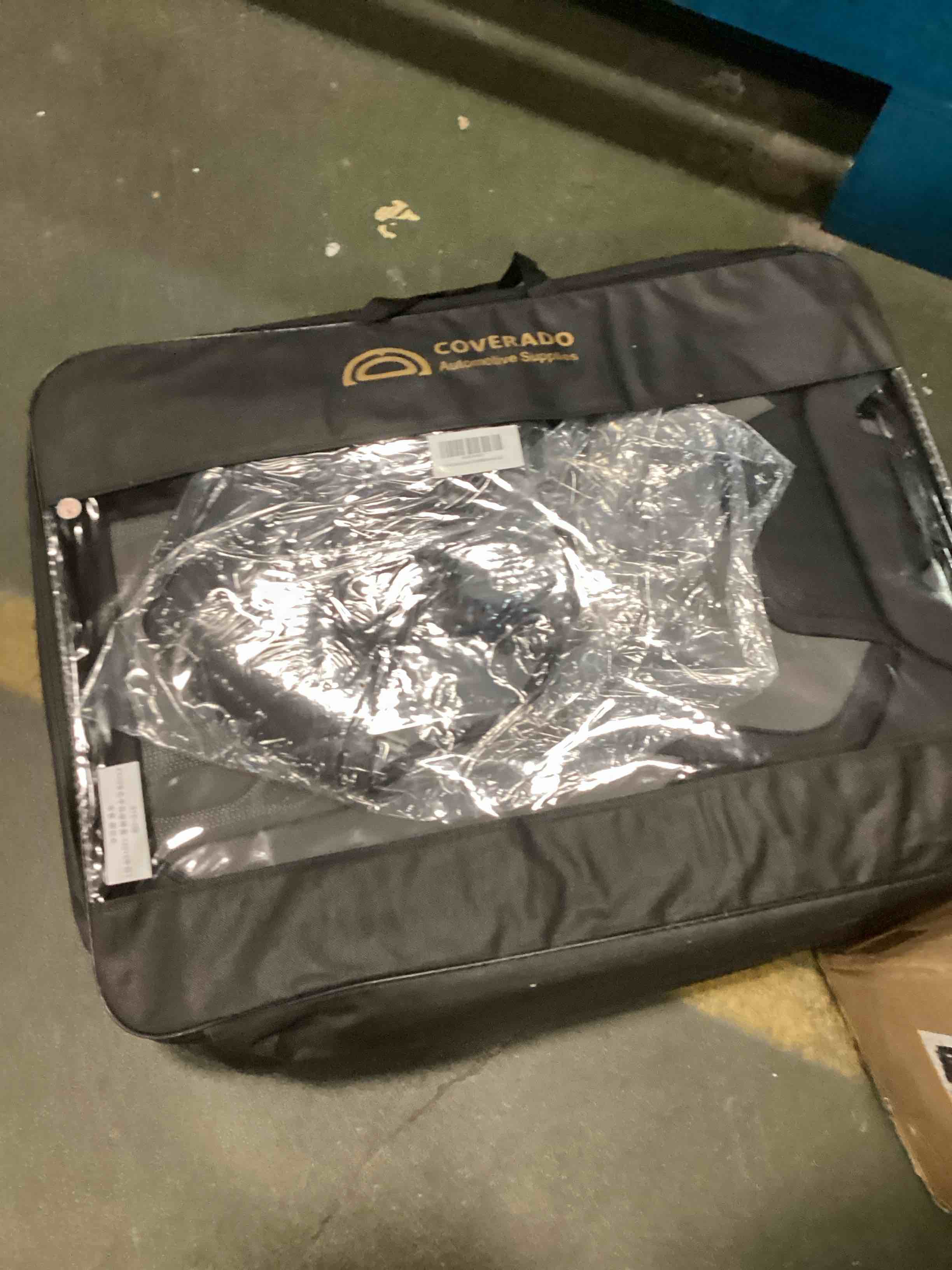 Coverado Car Seat Covers Fullset, Leather F150 Seat Covers for Cars SUV Pick-up Truck Fit for 2015-2023 F150 SuperCrew and 2017-2023 F250 F350 F450 Super Duty Crew Cab Pickup(Black&Red)