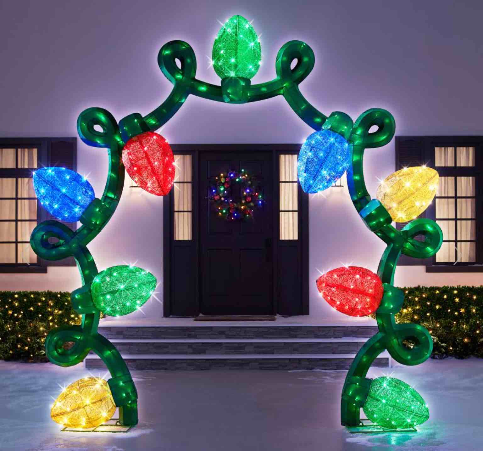 The 8 1/2' Illuminating Festive Archway
