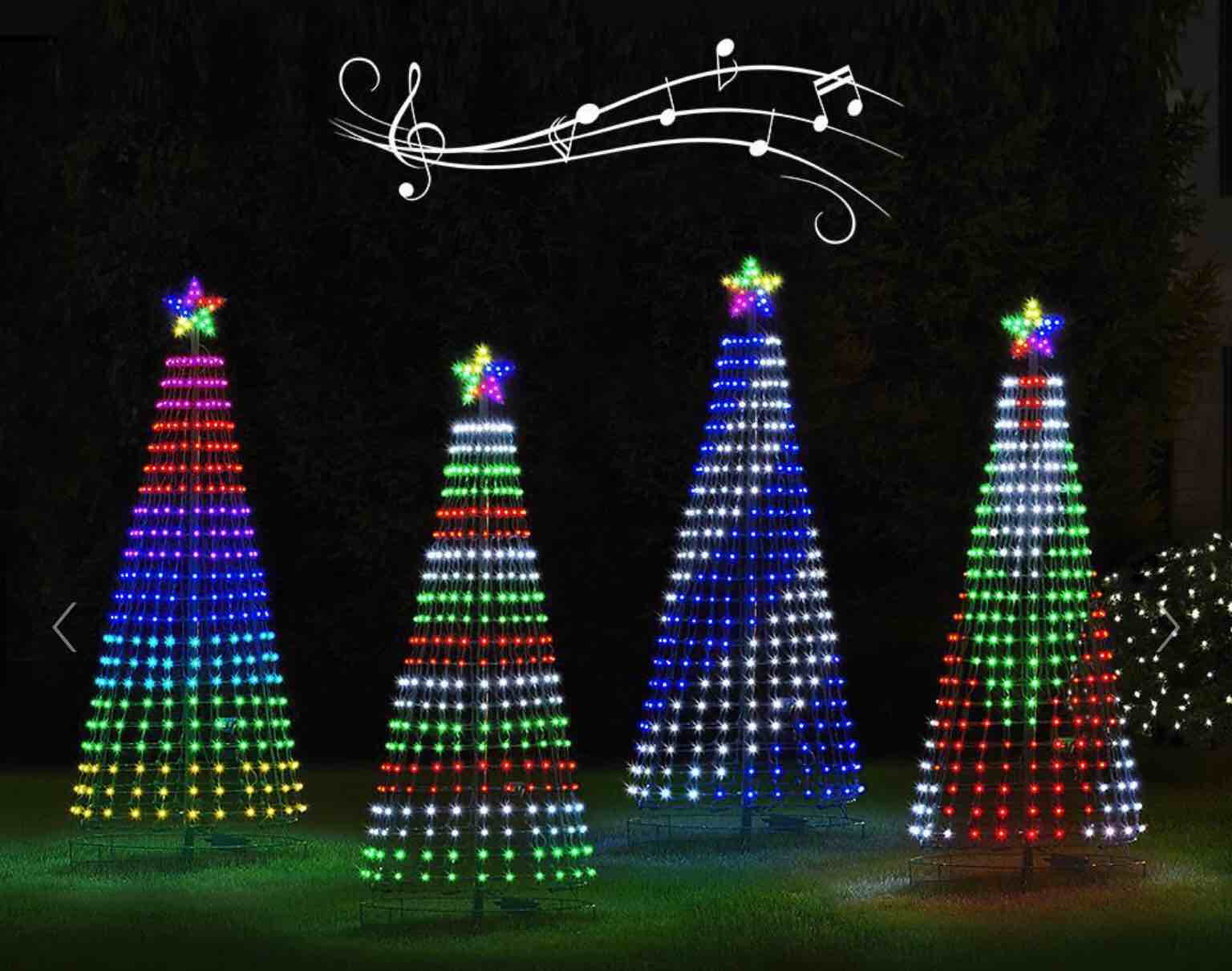 The 7 1/2' Synchronized Musical Pixel Tree