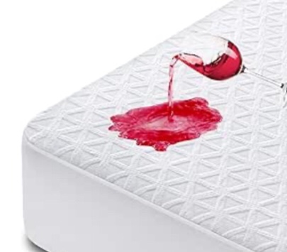 Premium 100% Waterproof Mattress Protector Queen Size Bed Mattress Cover Breathable Bamboo 3D Air Fabric Cooling Mattress Pad Cover Smooth Soft Noiseless Washable, 8''-21'' Deep Pocket