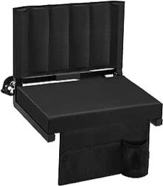 Jauntis Stadium Seats for Bleachers, Bleacher Seats with Ultra Padded Comfy Foam Backs and Cushion, Wide Portable Stadium Chairs with Back Support and Shoulder Strap