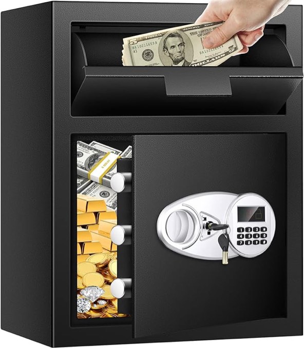 THMOSZ DEPOSITORY SAFE WITH Drop safe for business