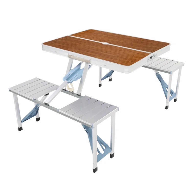 Centerdale Rectangular 4 - Person Aluminum Outdoor Camping Table