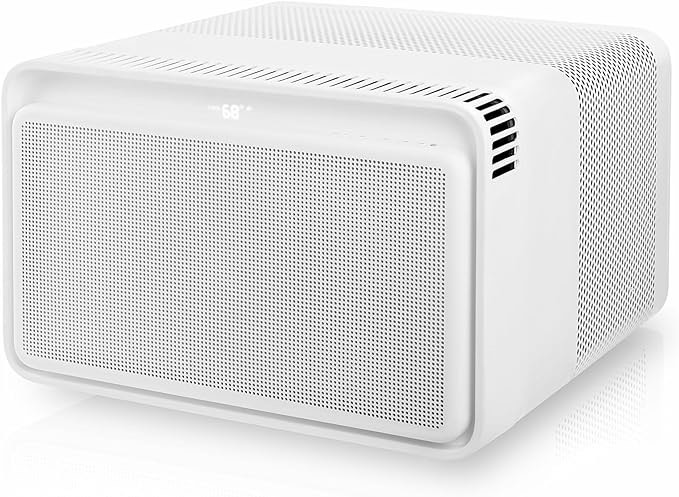 Windmill - The Windmill AC Modern Air Conditioner with WhisperTech- Ultra-Quiet, More Efficient, and Voice-Enabled Window AC Unit - Easy Install - Includes User Friendly App, 12,000 BTU