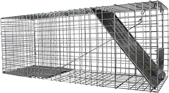 Havahart 1079SR Large 1-Door Humane Catch and Release Live Animal Trap for Raccoons, Cats, Bobcats, Beavers, Small Dogs, Groundhogs, Opossums, Foxes, Armadillos, and Similar-Sized Animals