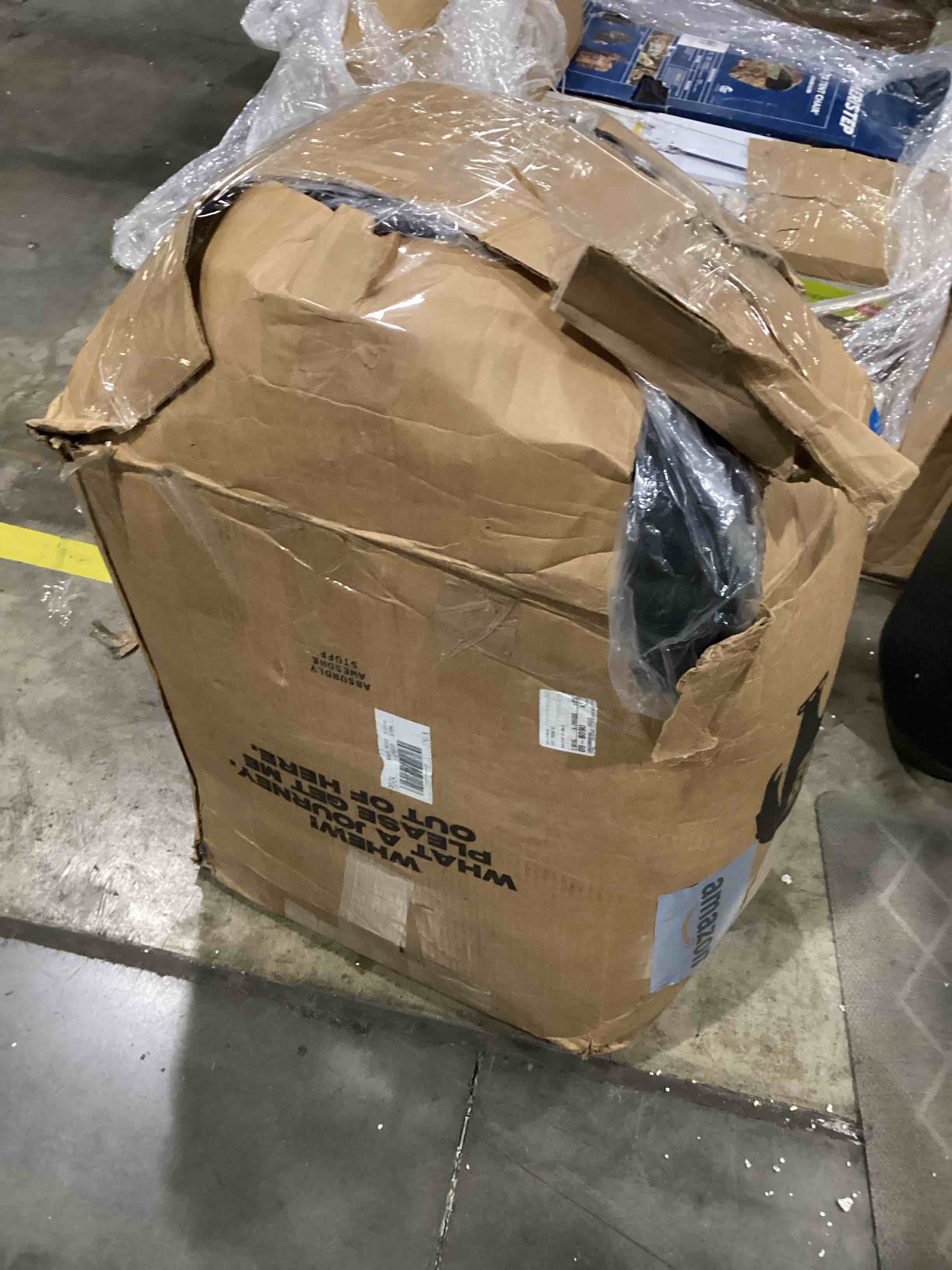 Big Joe 0010658LDS Large Fuf with Removable Washable Cover, Fog Lenox