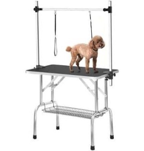 36 inch black dog grooming table 