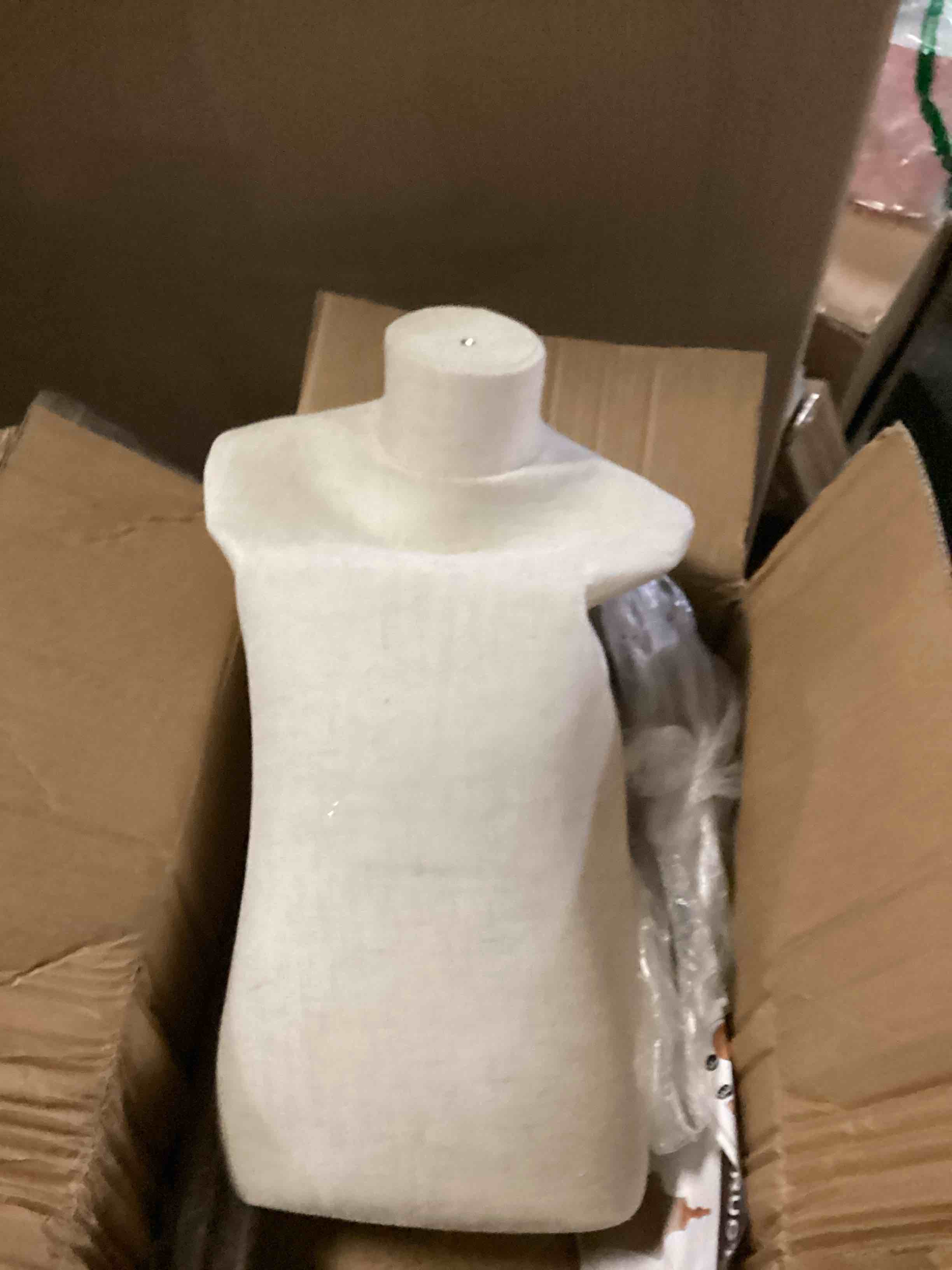 Spurgehom Kid Dress Form Adjustable Child Mannequin Body with Wood Base