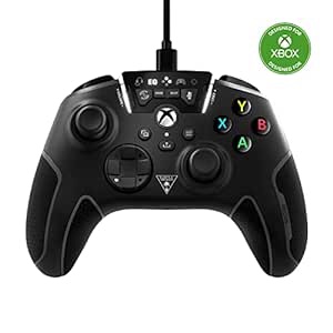 Turtle Beach Recon Controller Wired Game Controller Officially Licensed for Xbox Series X, Xbox Series S, Xbox One & Windows - Audio Enhancements, Remappable Buttons, Superhuman Hearing – Black Black Recon Controller