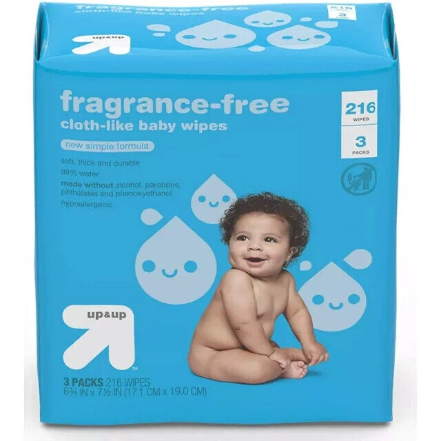 fragrance-free cloth-like baby wipes 