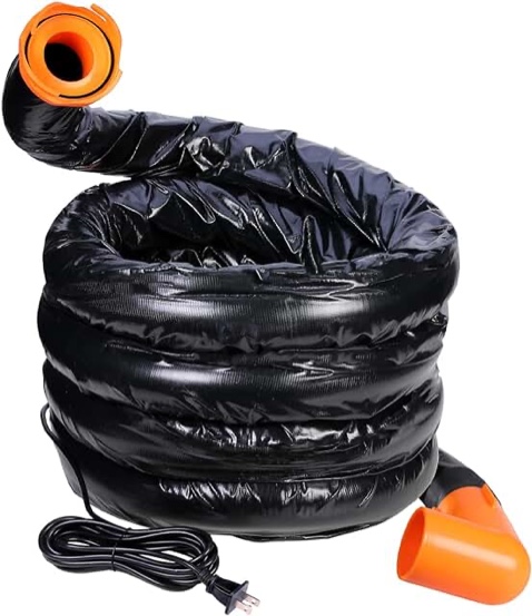 Sewer Hose With Heated Sleeve