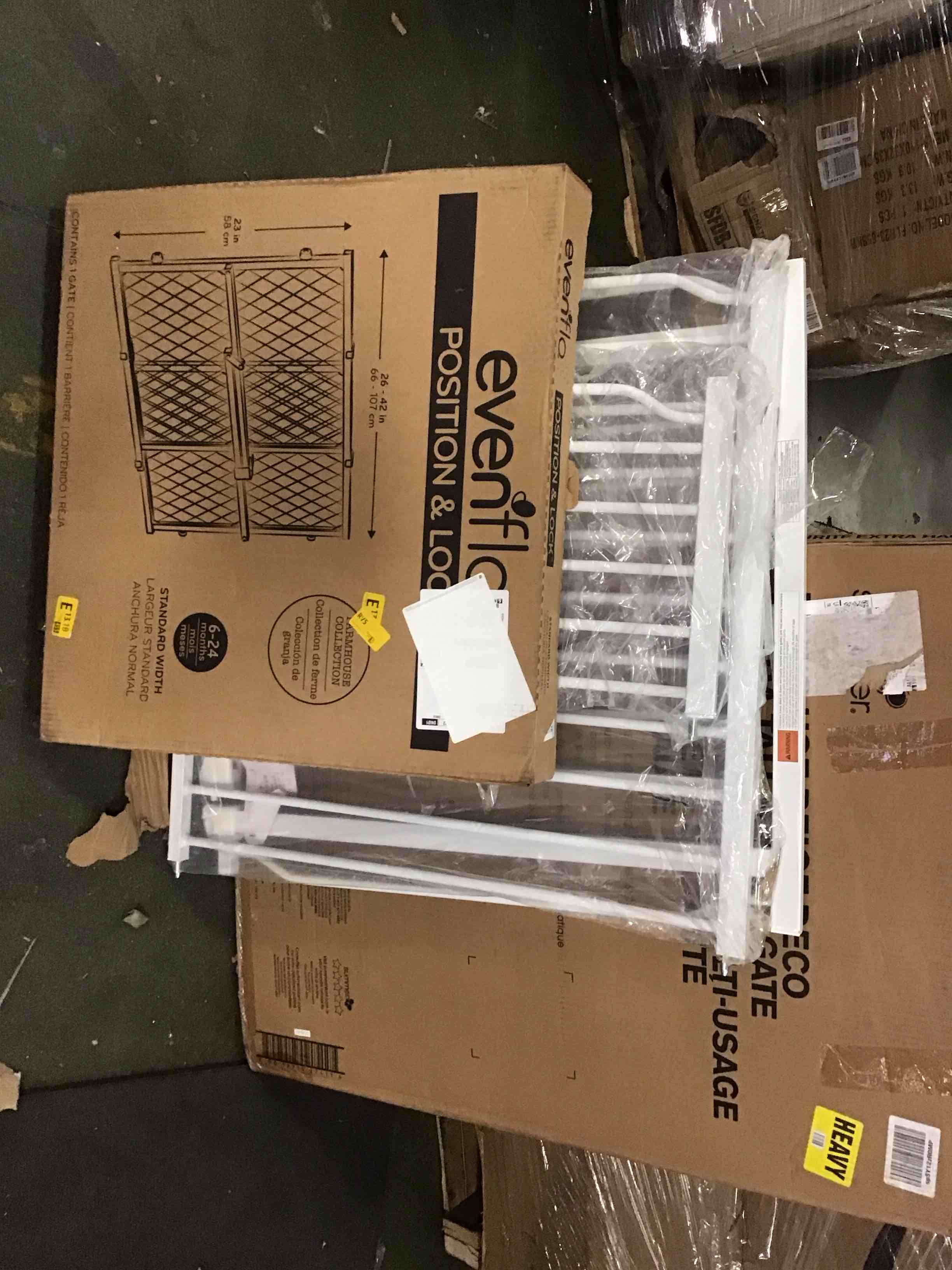 assorted baby gates 