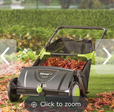 The Leaf Collecting Lawn Sweeper