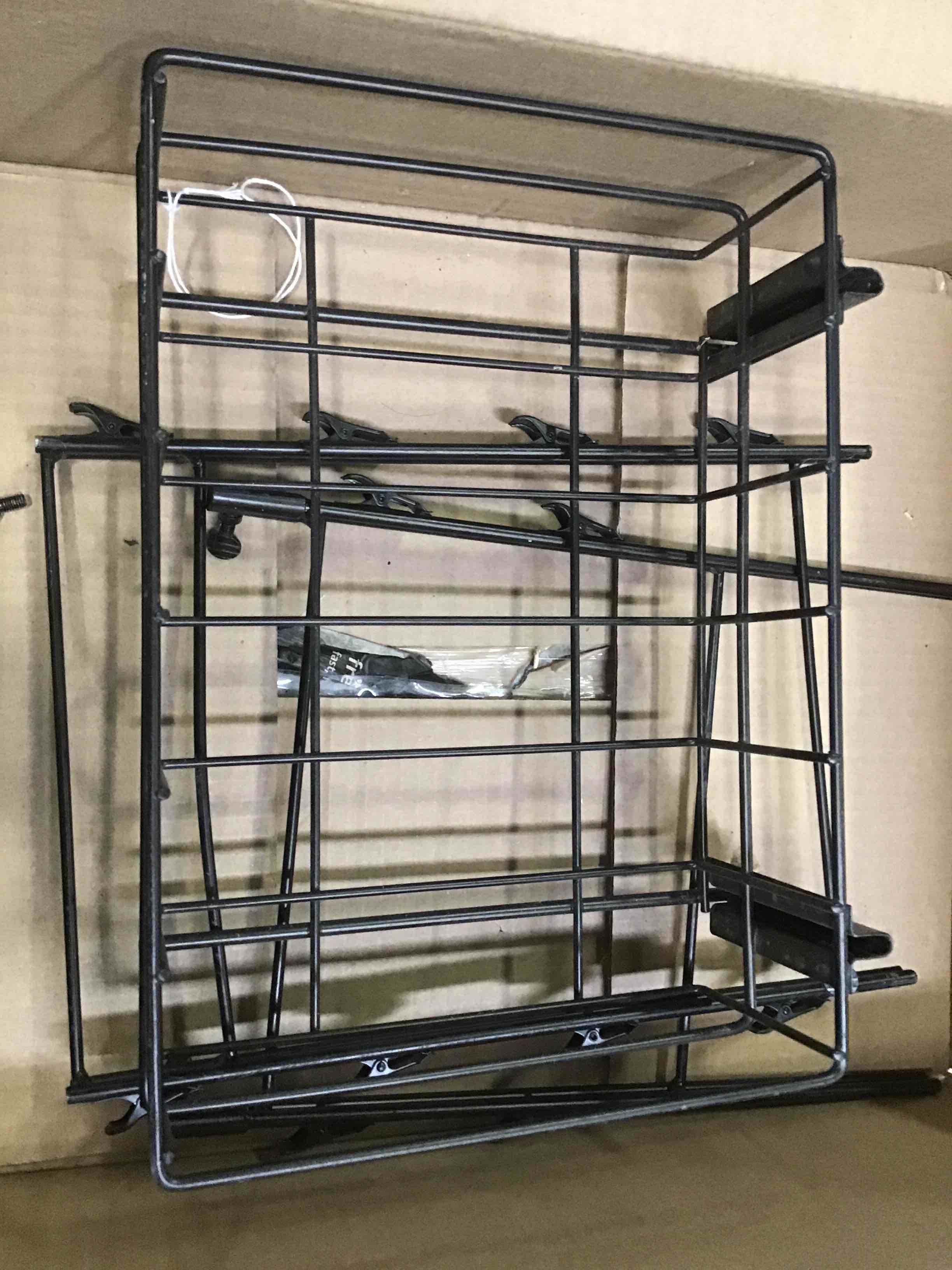 Easy-Up 2 Tier Interchangeable Saddle Rack System for Horses | Versatile & Space Saving Design | Ideal for Single Horse Owners | Durable Black Armor Finish