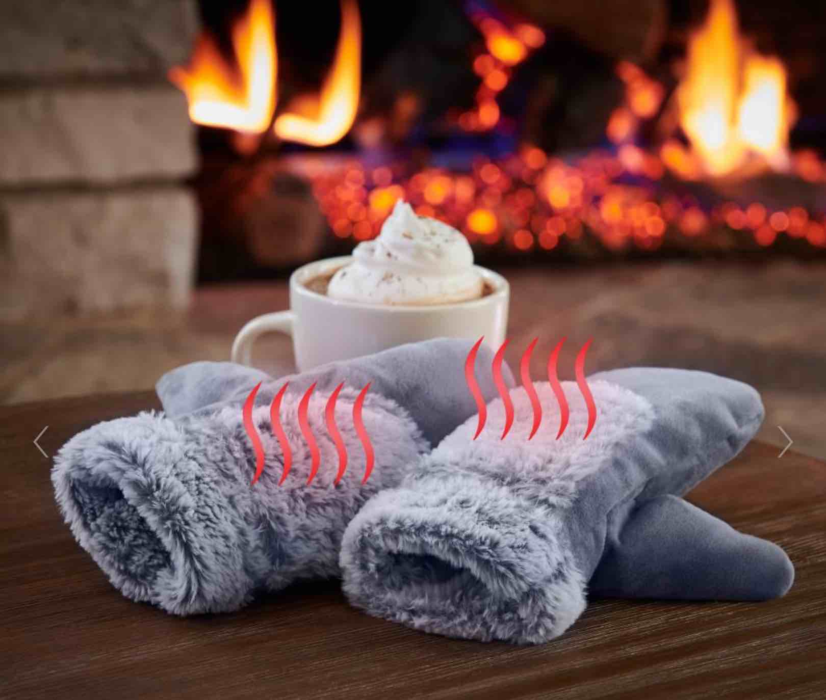 Size XL The Heated Sherpa Lined Mittens