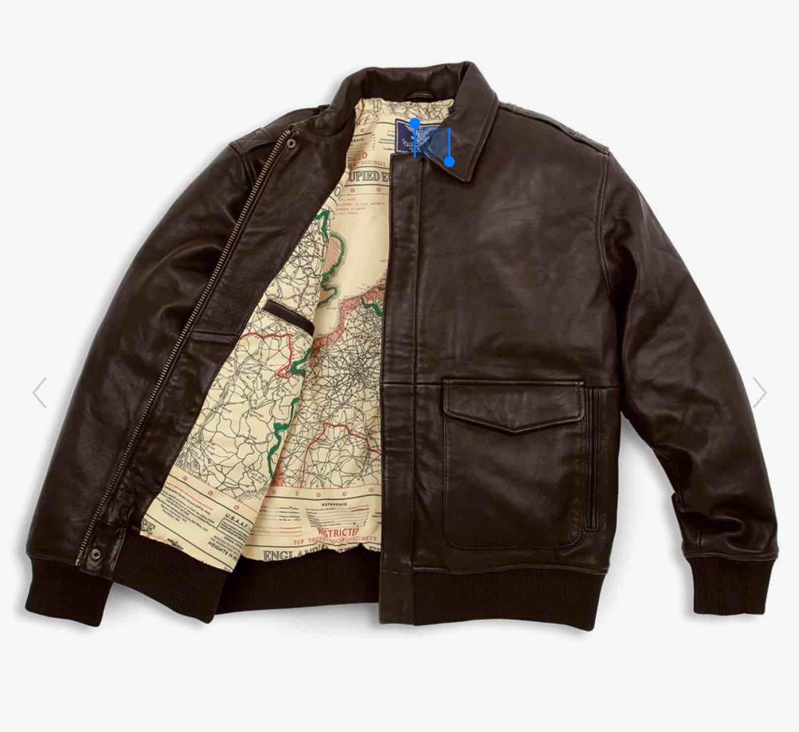 Size 2XL The Army Air Corps Leather Flight Jacket