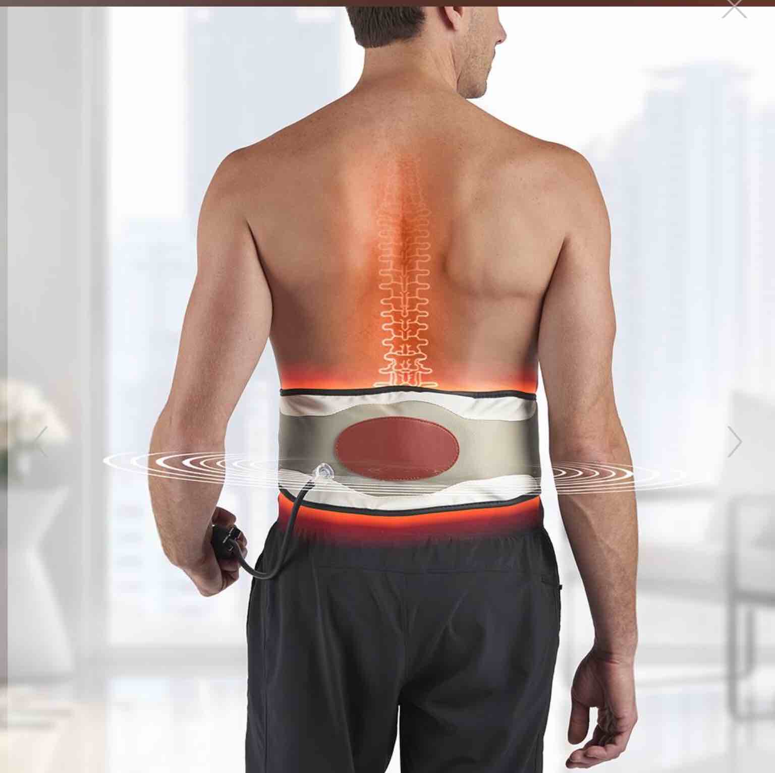 Cordless Triple Therapy Back Massager