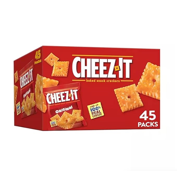 (BB:05/15/2024)New 350466 Cheez-It 1.5 Oz (45-Pack) Snacks Cheap Wholesale Discount Bulk Snacks Snacks Tide Liquid