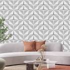 STICKGOO 3D Wall Panels Diamond for Interior Wall Decor, White 3D Wall ...
