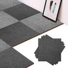 AIWFL Commercial Carpet Tiles 20" x 20" Carpet Squares Tiles Dark Grey Washable Carpet Floor Tiles Non Slip Bitumen Back Carpet for Residential Commercial Use 20 Pieces