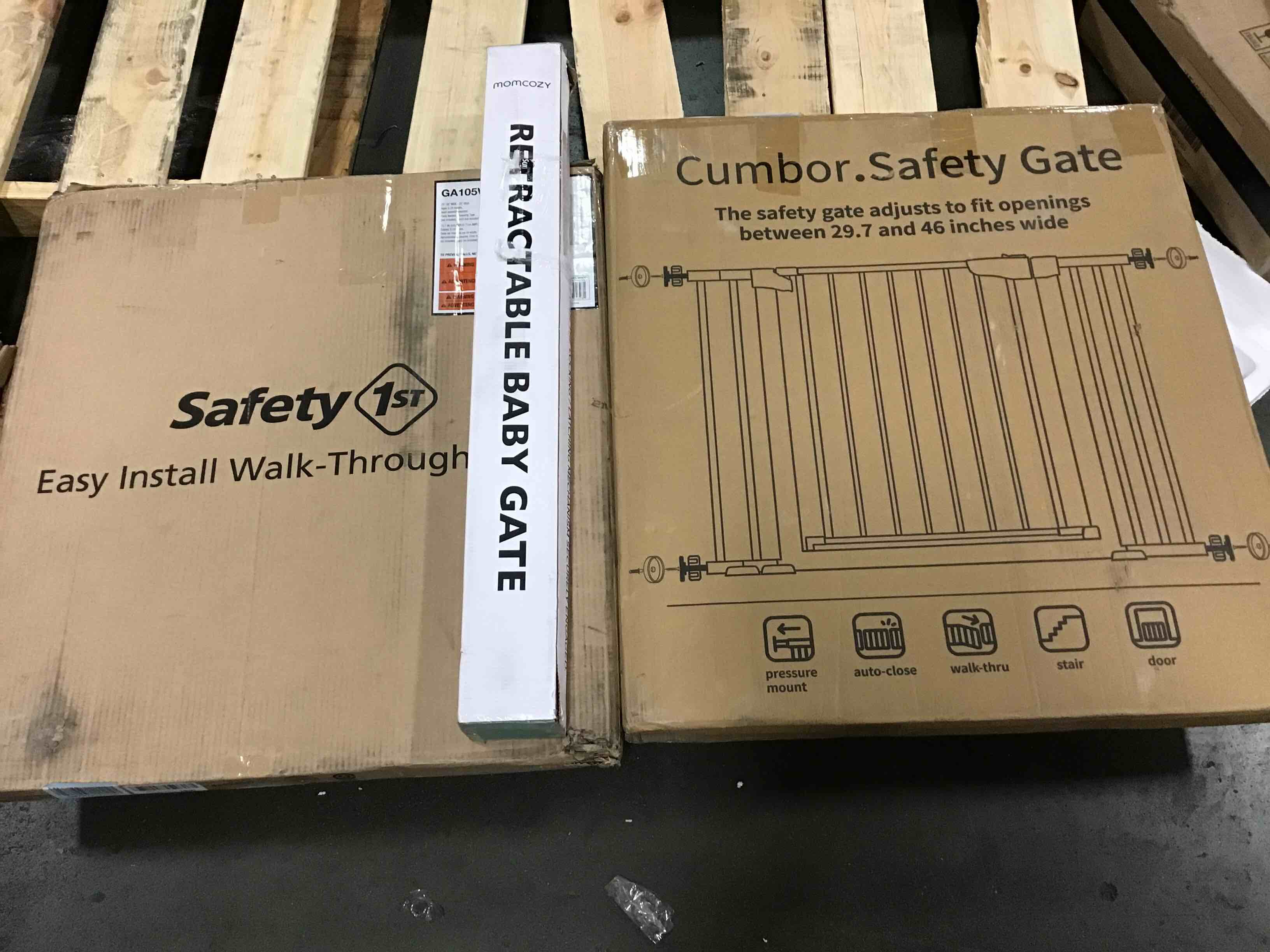 Assorted of Baby Gate or Retractable Gate  (Includes variety of Models, colors, Brands and Size) 