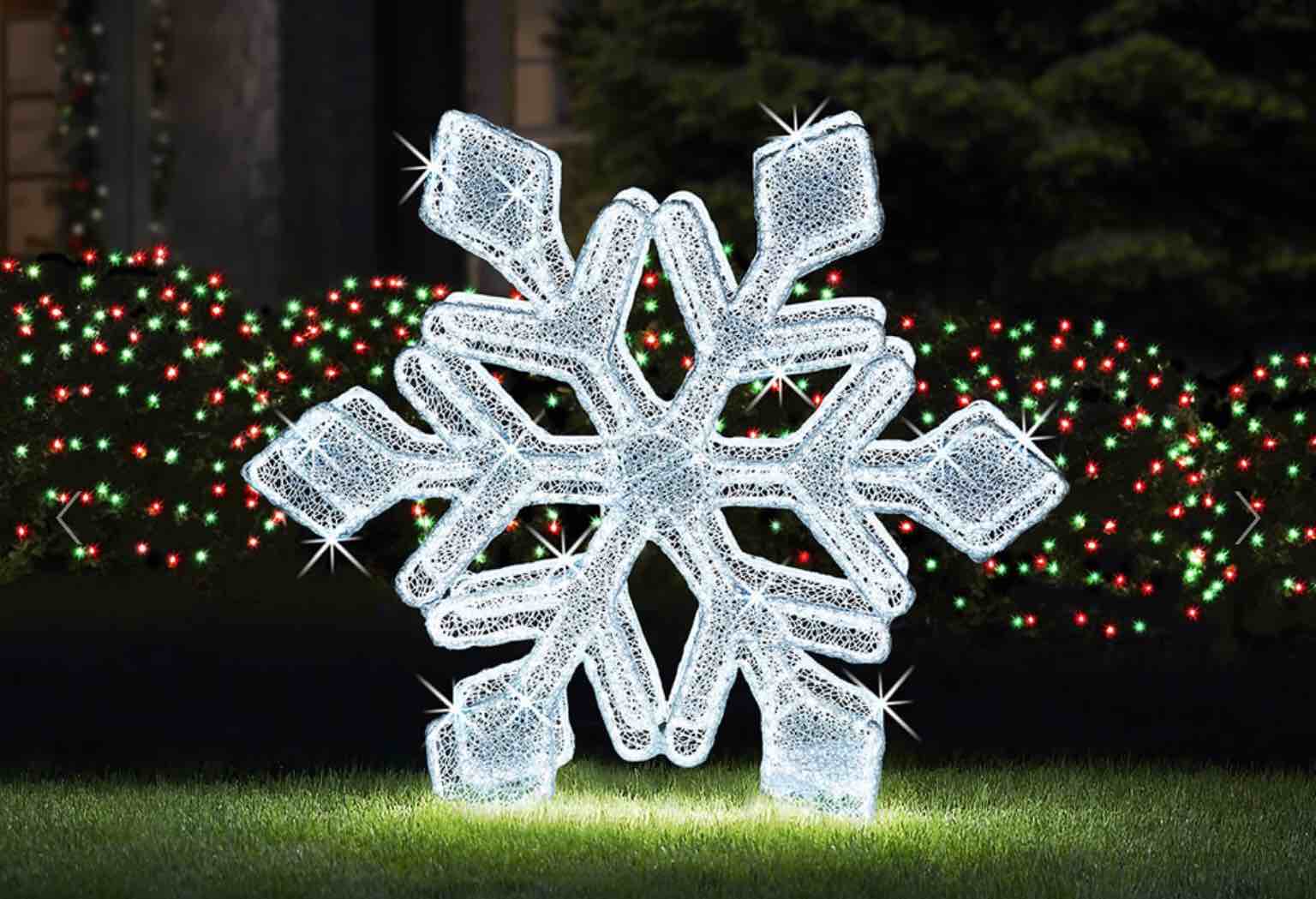 The 4' Twinkling Snowflake