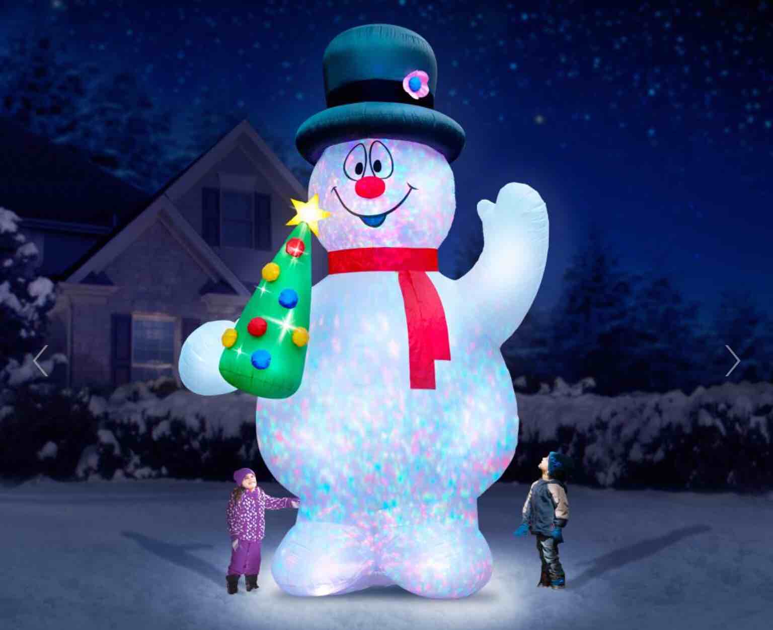 The 16' Frosty The Snowman Lightshow