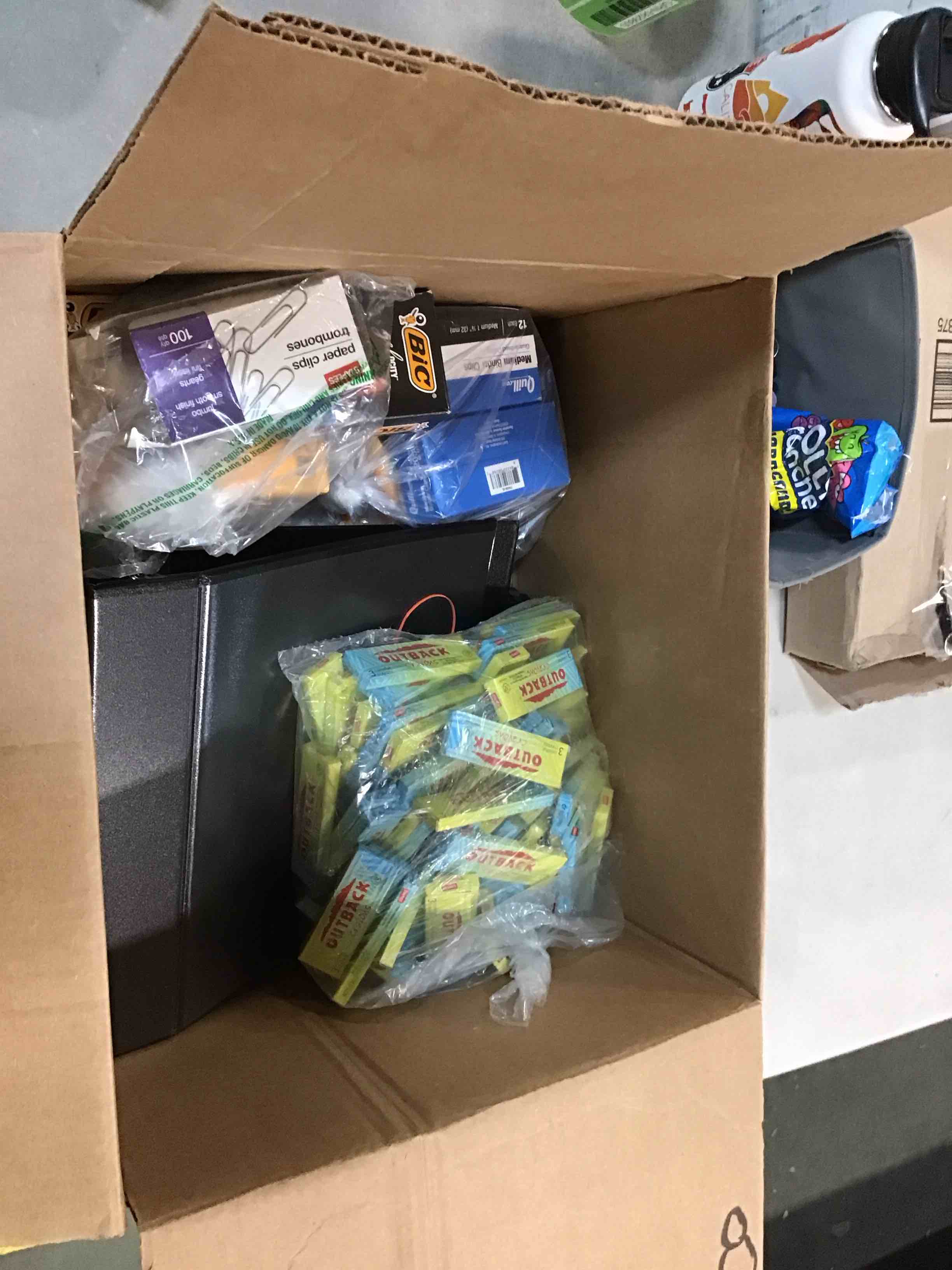 assorted office supplies