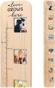 Solid Wood Growth Chart for Kids with Picture Frames, Height Measurement Ruler Milestone Markers, Foldable Kids Height Wall Chart, Christmas Keepsake Gift for Kids Boys Girls Room Decor
