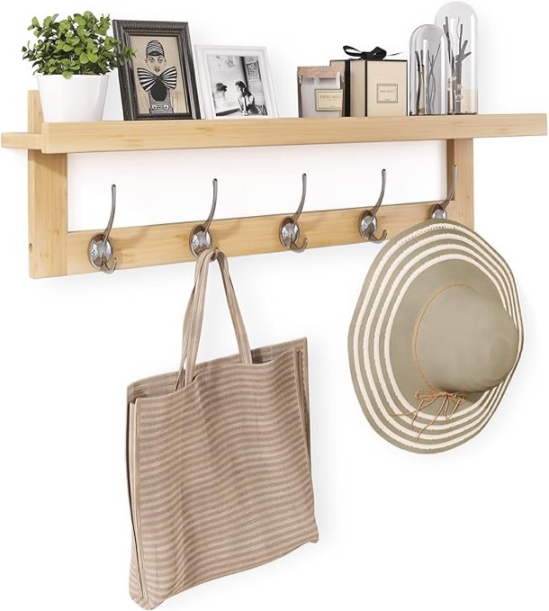SMIBUY Coat Rack with shelf