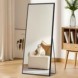 NISHCON 64"x21" Framed Floor Mirror Full Length Mirror for Wall-Mounted Standing Leaning